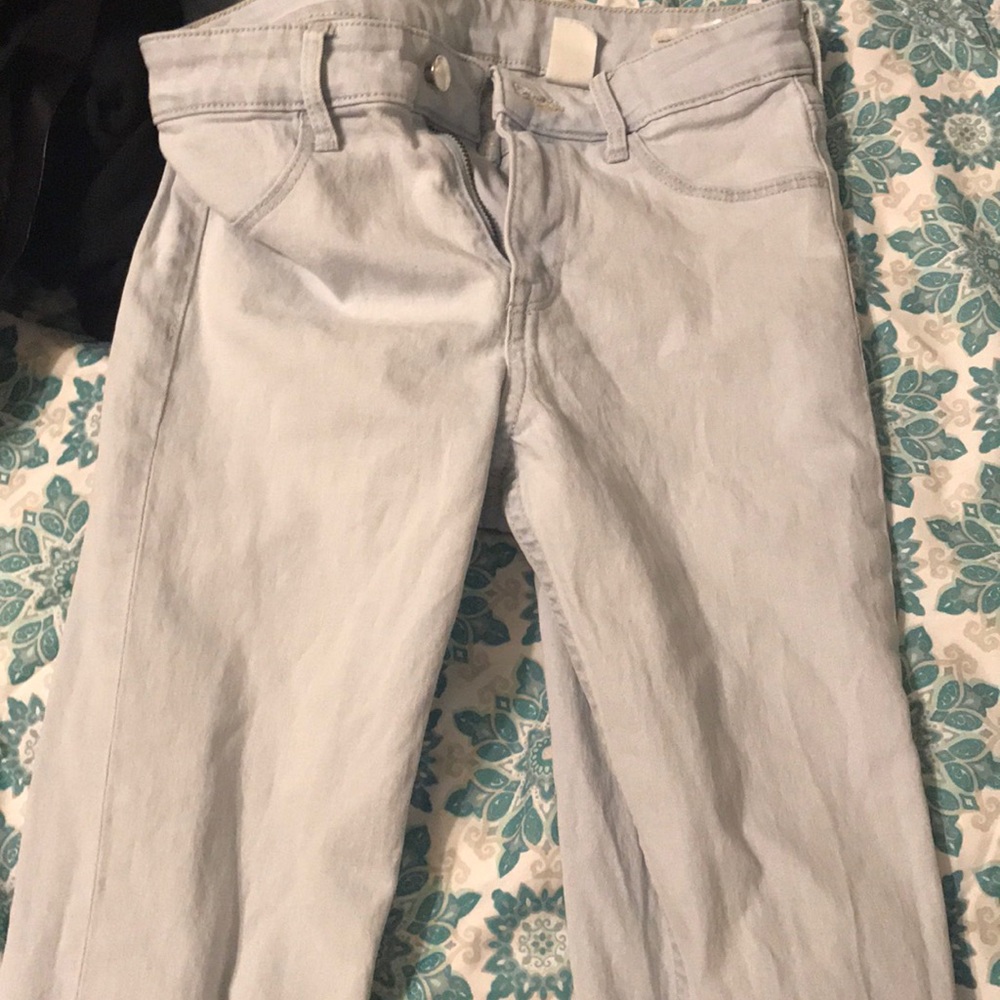 light blue jeans